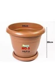 Hak Plastik Antik Saksı No 7 Klasik Bahçe Çiçek Sasısı