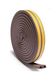 Açık Dükkan Kapı Pencere Kauçuk Izolasyon Bandı / Fitili Kahverengi 2x1=2 Metre - 2