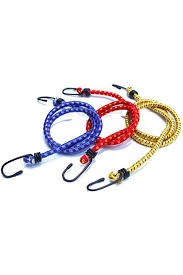 CarTube Bagaj Lastiği Kancalı Lastik Ultra Gergin Çelik Uçlu Misina Ip 1 Adet 50 Cm Tekli