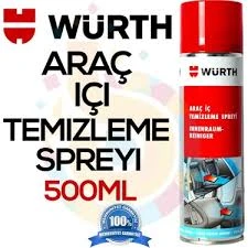 Würth Araç Içi Temizleme Köpüğü 2 Adet 500 ml 500 ml Ve Detaylı Temizlik Fırçası - 2