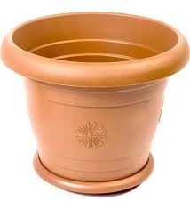 Hak Plastik Antik Saksı No 5 Klasik Çiçek Saksısı 3 Adet