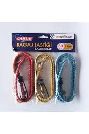 Vi! Plus Carub Bagaj Lastiği 3'lü Paket 6 Kancalı (90 CM)