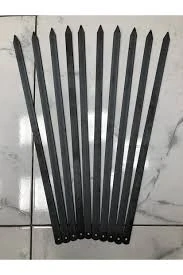 Beyazıt Adana Kebap Şişi 60 Cm - 10 Adet Silme Kıyma Şişi ( Kebap - Beyti )