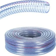 ÇELİKEL 11/4 Şeffaf Spral Hortum Lavabo Hortumu 50 metre Top