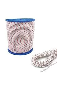 ZUBİZUBİ Iskota Halat Gemici Dağcı Denizci Ipi Polyester Örgü 10 Mm-10 Metre