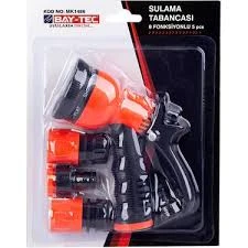 Baytec Bay-tec Mk1486 Bahçe Çiçek Sulama Tabancası 8 Fonksiyonlu 5pcs