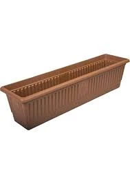 Hak Plastik Büyük Boy Balkon Saksı 13 Lt Kahve