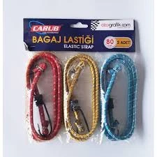 Alfa Kancalı Bagaj Lastiği 3'lü Kanca