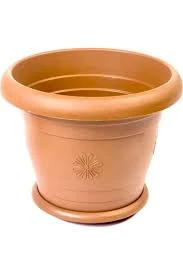 Hak Plastik Klasik Ekonomik Bahçe Balkon Çiçek Fide Saksı No: 3