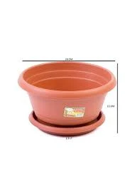 Hak Plastik Saksı Plastik Menekşe Model No:3 5 Adet