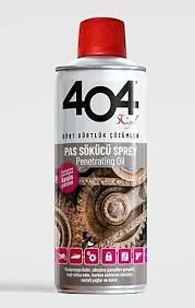 404 Kimya 404 Pas Sökücü , Yağlayıcı Ve Koruyucu Sprey 200ml