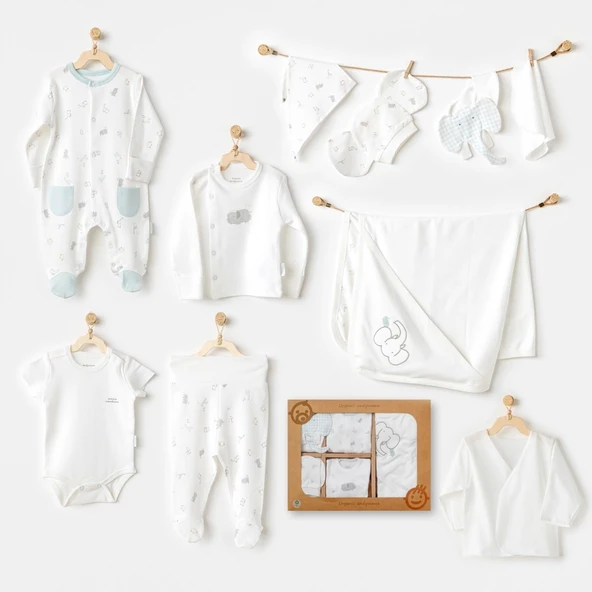 Andywawa Ac25941 The Zoo S Balboa Organik 10 Parça Hastane Çıkışı Ekru