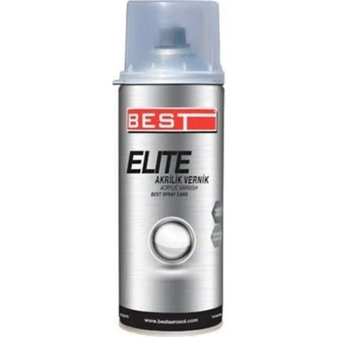 Best Elite Akrilik Sprey Vernik 400 ml Şeffaf