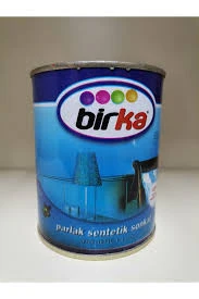 BİRKA Parlak Siyah Sentetik Yağlı Boya 1 kg - 1