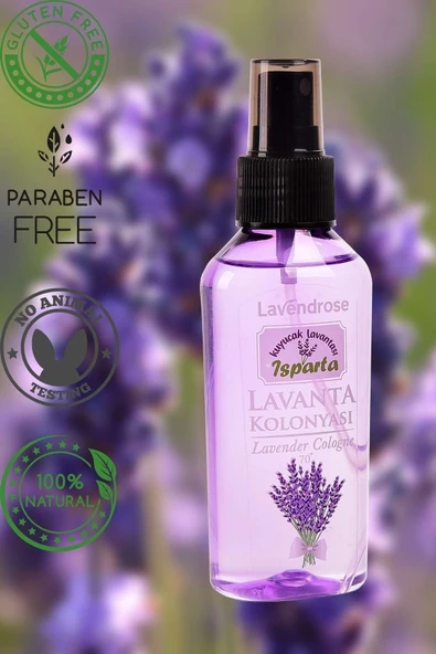 Lavanta Kolonyası, Taze Lavanta Kokulu Doğal Sprey Lavanta Kolonyası,70 Derece 110ml - 4