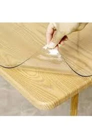 Emek 100x180 Şeffaf Pvc Masa Örtüsü 1,7 Mm Masa Koruyucu Saydam Renk Masa Sehpa Için Kolay Temizlik