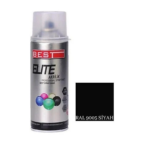 Best Elite Ral 9005 Siyah 400 ml
