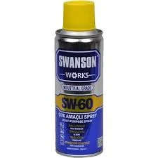 SWANSON Sw-60 Pas Sökücü Korozyon Önleyici Çok Amaçlı Sprey Yağlayıcı Temizleyici Sprey 200 Mm