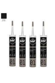 asbeotomotiv Selsil-genel-amacli-silikon-280gr-siyah-2-adet