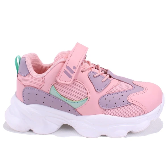 Dagoster DJA76-AP730 Pudra Lila Ortopedik Günlük Kız Çocuk Spor Ayakkabı - 2