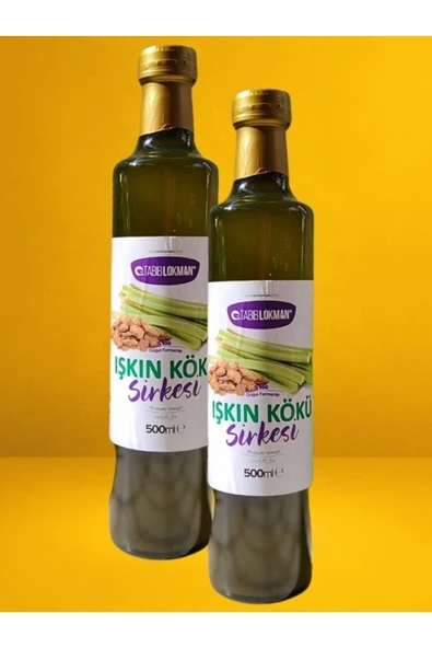 Işkın Kökü Sirkesi 2 Adet Işkın Otu Sirkesi Işgın Vinegar, Rheum Ribes