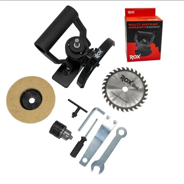 Rox 0284 Taşlama Makinesine Dönüştürücü Multi Matkap Aparatı 90° - 3