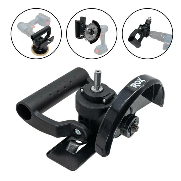 Rox 0284 Taşlama Makinesine Dönüştürücü Multi Matkap Aparatı 90°