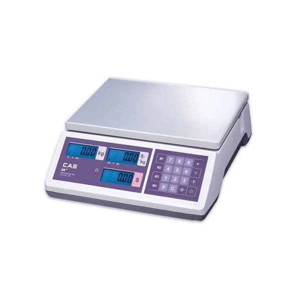 Cas Er-Jr 30 Kg Rs232 Boyunsuz Online Terazi + Plastik Cukur Kefe