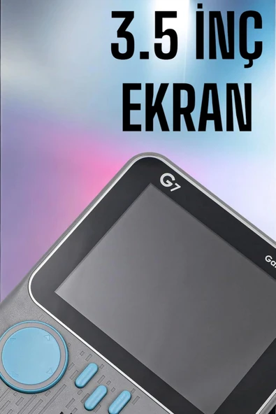 Mini Atari El Atarisi 3.5 inç Ekran Çift Konsol 666 Adet Retro Oyun Gameboy El Atarisi - 4