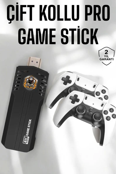 Joystick Çift Kollu Oyun Kolu Retro Oyun Yüksek Çözünürlüklü 3D Game