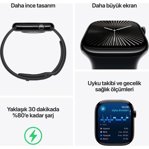 Apple Watch Series 10 GPS 46mm SİLVER AL BLUE - 3