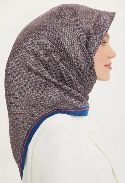 Armine E22YA8733D0333 Dj Saf İpek Eşarp 8733D (T)  (Nostalji Twill) - 2