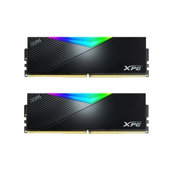 Xpg Ax5U6000C3032G-Dclarbk 64Gb (2X 32Gb) Ddr5 6000Mhz Cl30 Dual Kıt Rgb Pc Ram Lancer