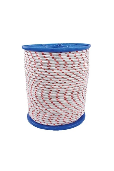 ZUBİZUBİ 10 Metre Iskota Halat Gemici Dağcı Denizci Ipi Polyester (6 Mm) - 2