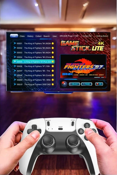 Joystick Çift Kollu Oyun Kolu Retro Oyun Yüksek Çözünürlüklü 3D Game - 4