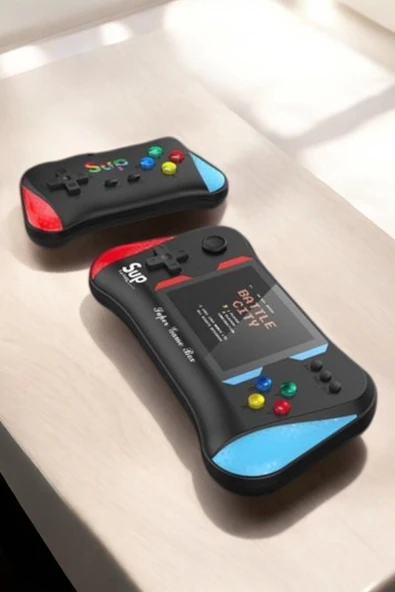 Retro 500 Oyunlu Nostaljik Oyunlu El Atari Gamebox Oyun Konsolu Çift Destekli - 4