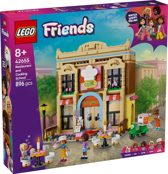 LEGO-42655 Friends Restoran ve Aşçılık Okulu - Resim 1