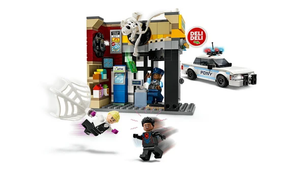 LEGO-76311 Marvel Spider-Verse: Miles Morales, Spot'a Karşı - 4