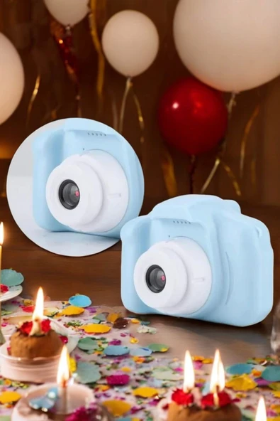 Çocuk Kamerası Dijital 1080P HD Kaliteli Mini Fotoğraf Makinesi Profesyonel - 2