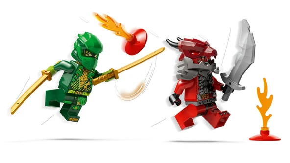 LEGO-71828 NINJAGO Lloyd'un Çek-Bırak Yarış Arabası - 4