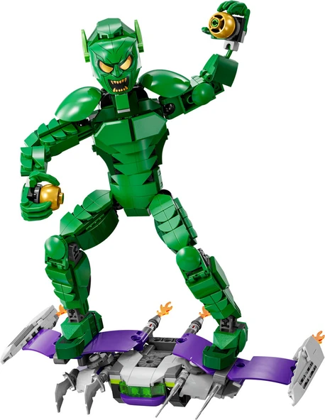 LEGO-76284 Marvel Green Goblin Yapım Figürü - Resim 2