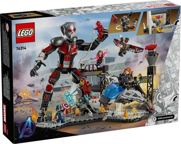 LEGO-76314 Marvel Kaptan Amerika: Kahramanların Savaşı Aksiyon Savaşı - 7