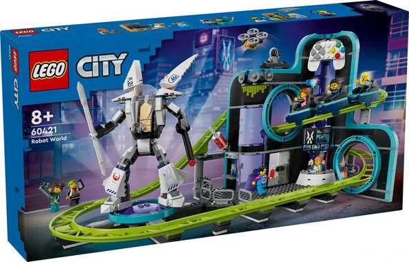 LEGO-60421 City Robot Dünyası Hız Treni Parkı