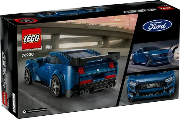 LEGO-76920 Speed Champions Ford Mustang Dark Horse Spor Araba - Resim 5
