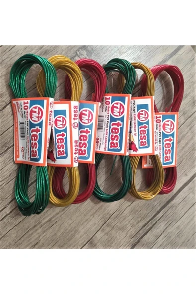 Tesa Çelik Çamaşır Ipi 6'lı 10 Mt X 6 Ad - 2