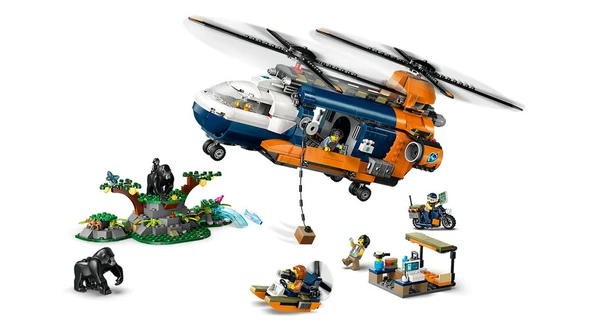 LEGO-60437 City Orman Kaşifinin Helikopteri Kamp Yerinde - 6
