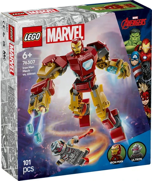 LEGO-76307 Marvel Iron Man Robotu, Ultron’a Karşı ürün görseli 1