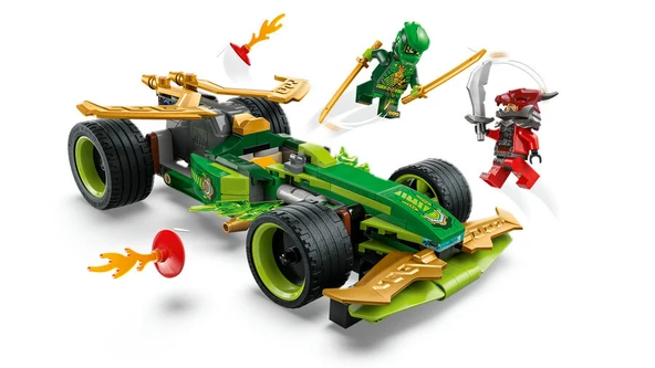 LEGO-71828 NINJAGO Lloyd'un Çek-Bırak Yarış Arabası - 5