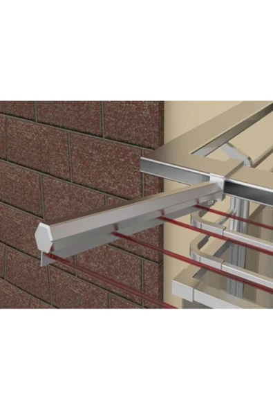 YAŞARYAPIMARKET Kare Balkon Kurutmalığı 80 X 30 Parlak