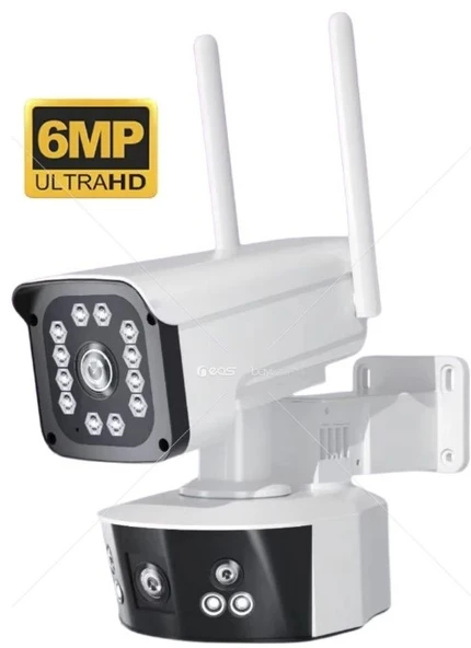 O-KAM Pro 3032 6MP Dual Lens Wi-Fi PTZ Kamera ürün görseli